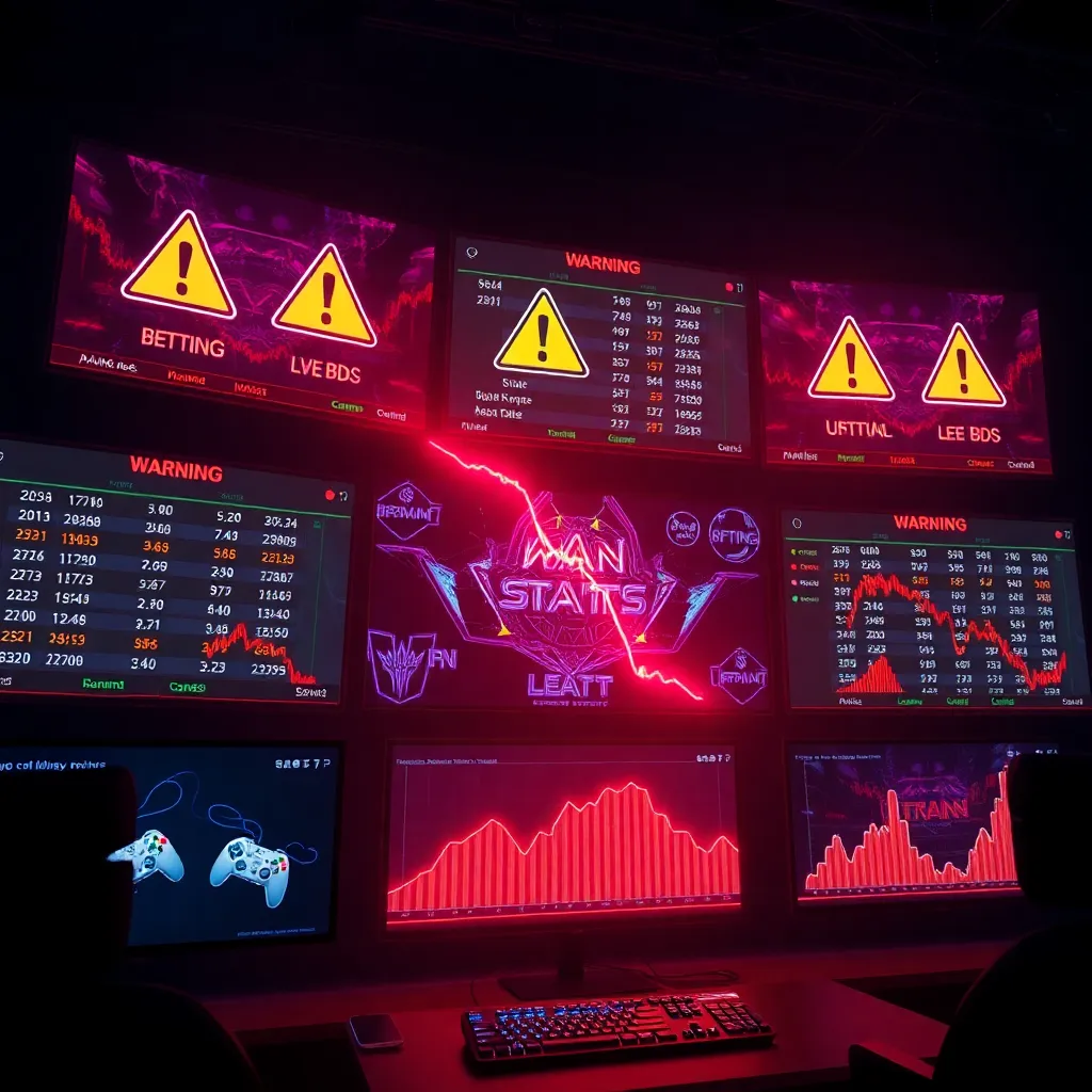 라이브 e스포츠 베팅의 베팅 심리 붕괴 시점